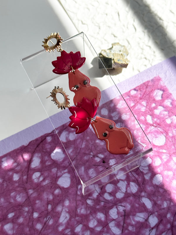 “Embodiment" Body Shape with Pyrite Nipples Earrings