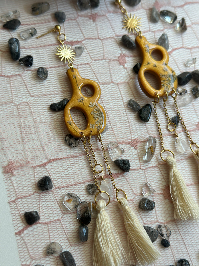 “The New Vase” Moonstone earrings