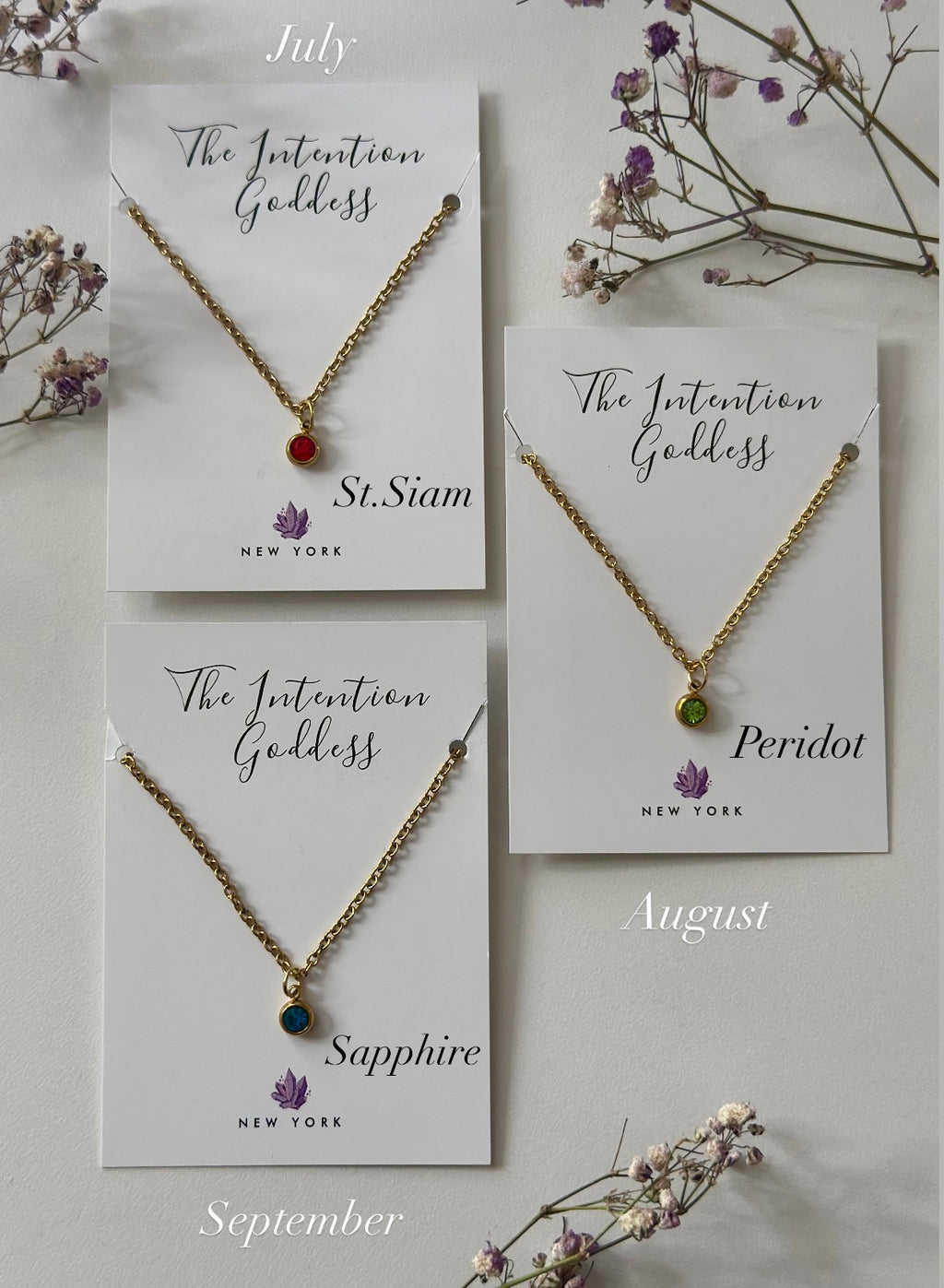 Birthstone Necklaces