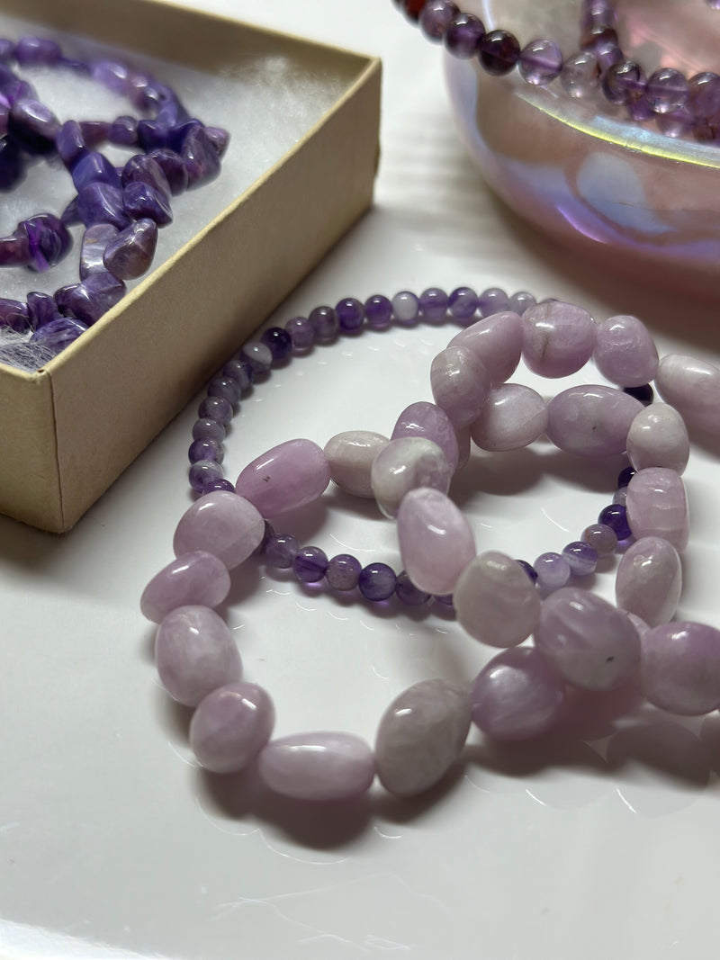 Kunzite Elastic Bracelet