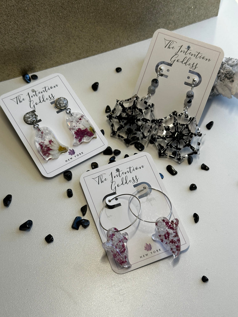 “A Ghostie” Petalite Earrings