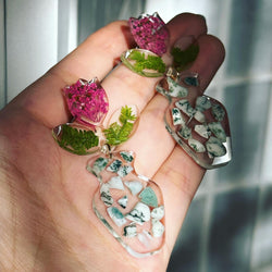 “Vasija” Dried Flowers and Tree Agate