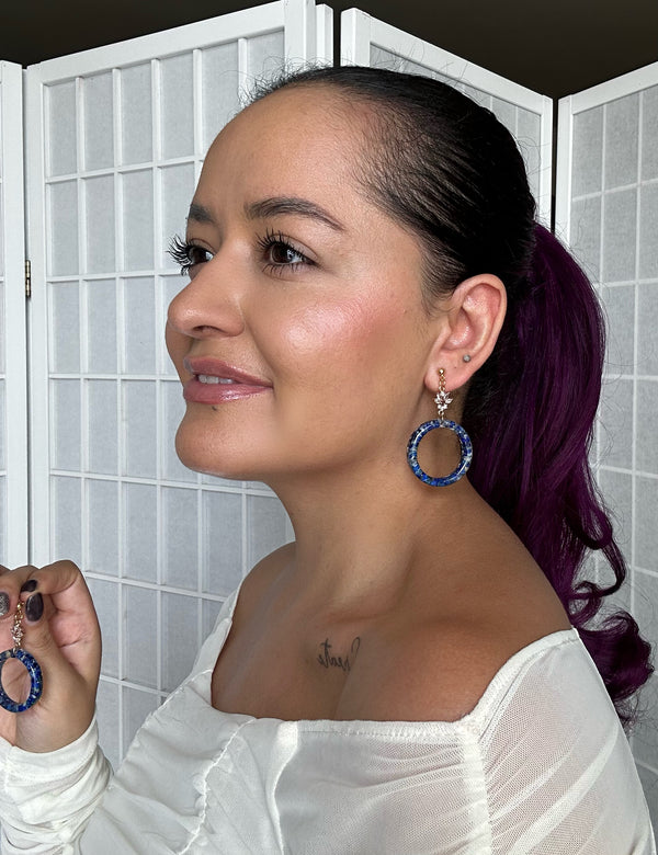 “The Valentina" Lapis Lazuli Earrings