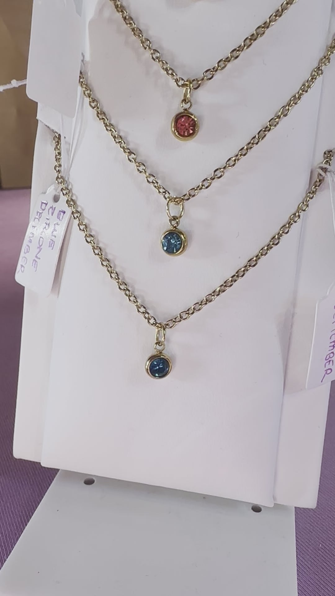 Birthstone Necklaces