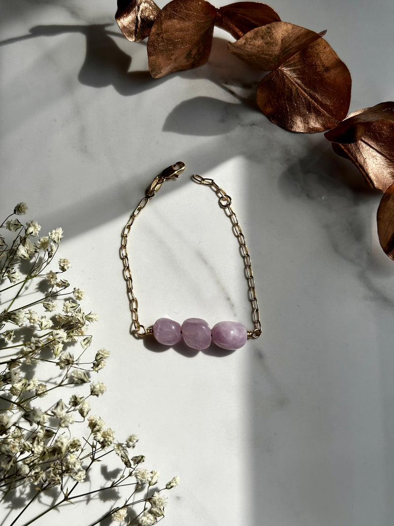 Kunzite Lilac Bracelet