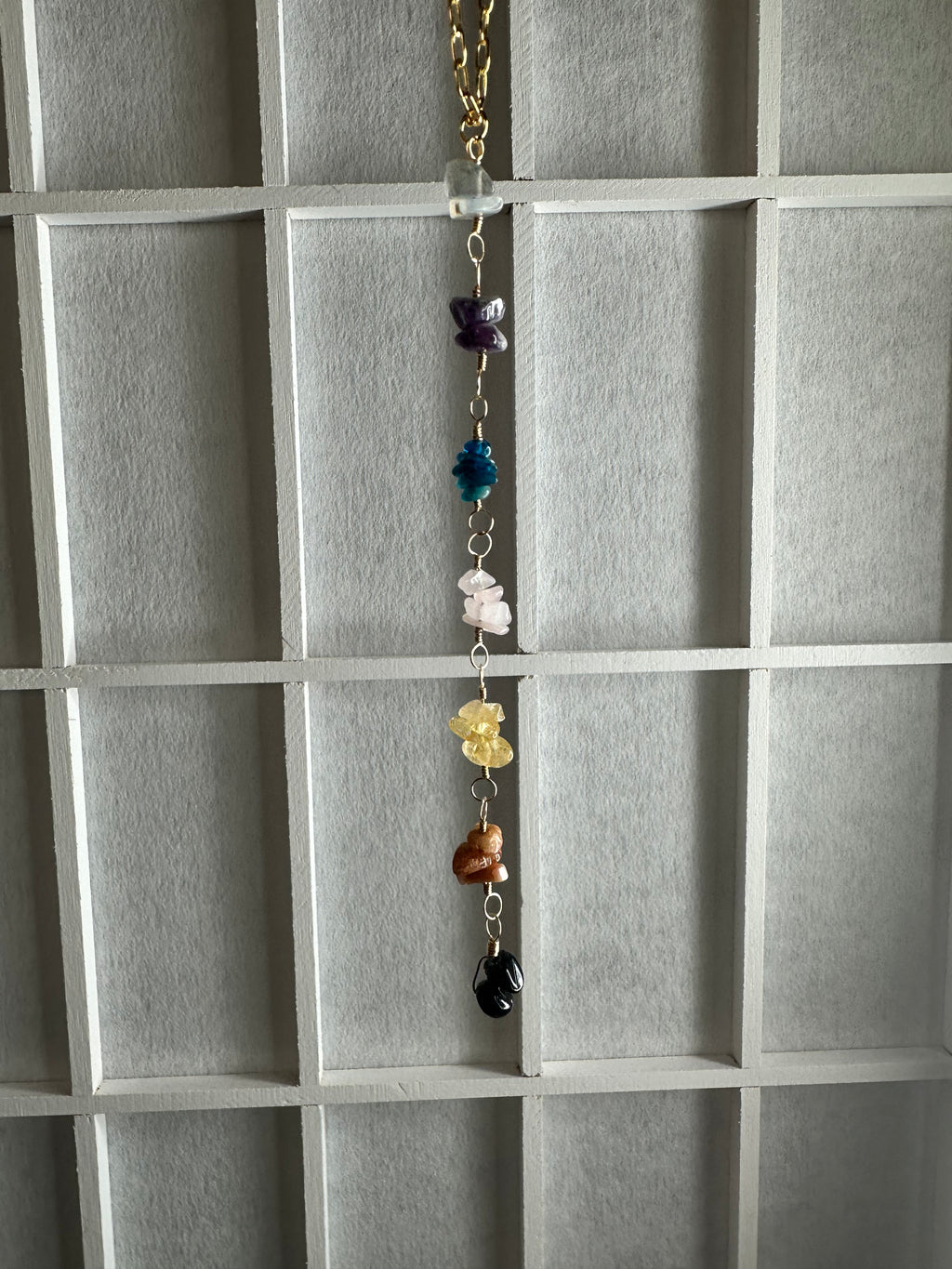 “The Chakra Necklace” Water resistant Gold Filled Necklace