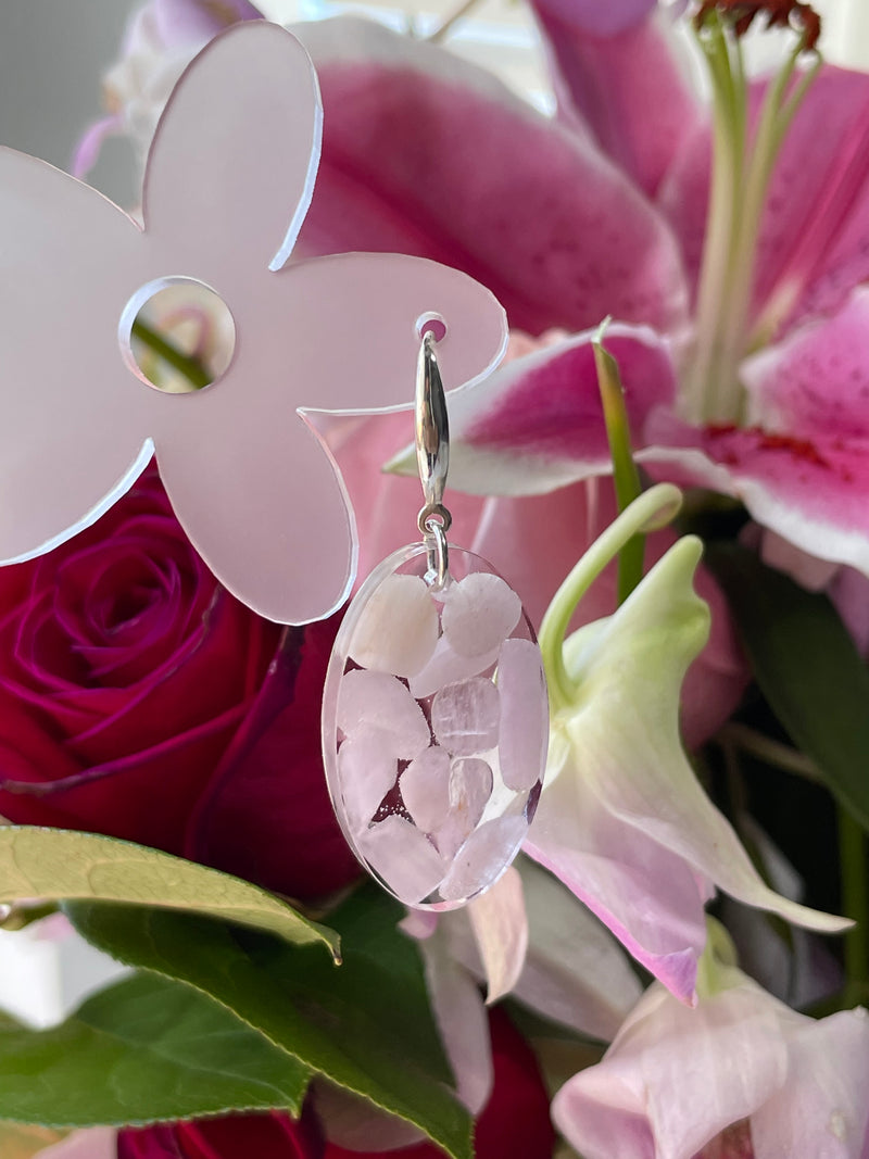 "Dream" Kunzite Earrings with Sterling Silver Post