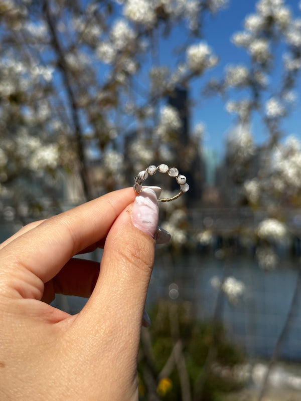 Moonstone Wired Ring