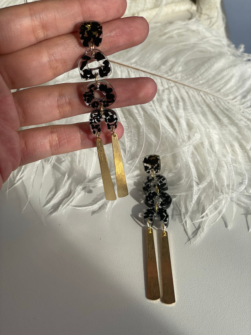 Black Tourmaline Lightweight Studs