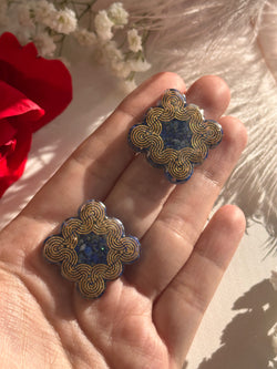 “Porto” Lapis Lazuli Studs