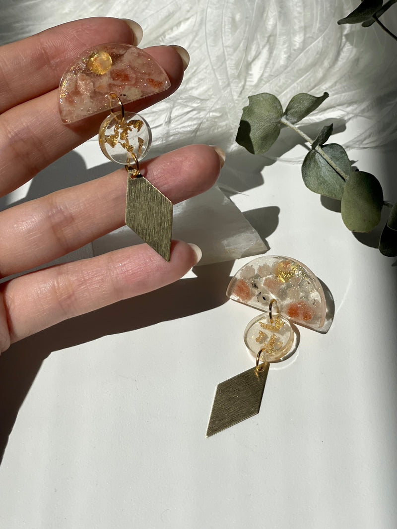 “Desert Sun” Sunstone Earrings
