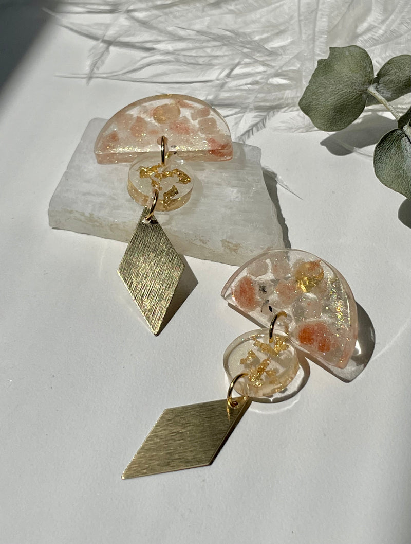 “Desert Sun” Sunstone Earrings