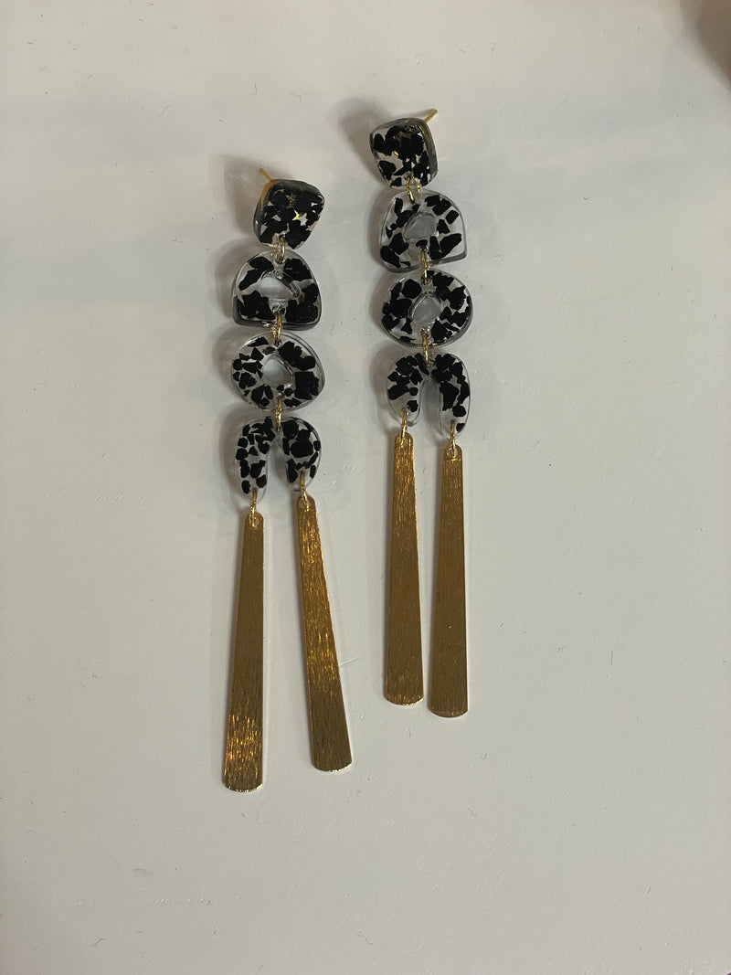 Black Tourmaline Lightweight Studs
