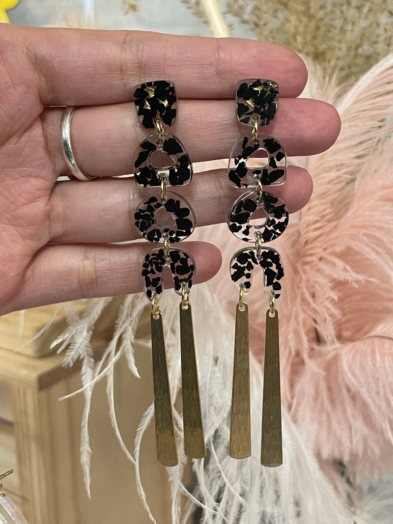 Black Tourmaline Lightweight Studs