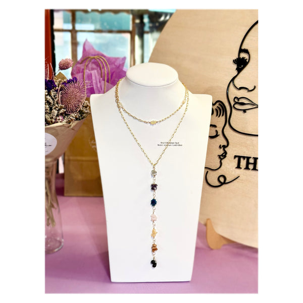 “The Chakra Necklace” Water resistant Gold Filled Necklace