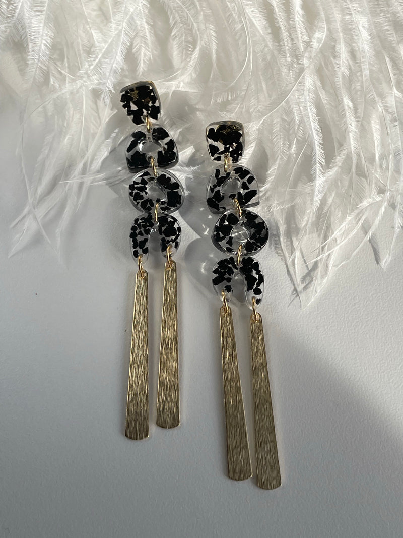 Black Tourmaline Lightweight Studs