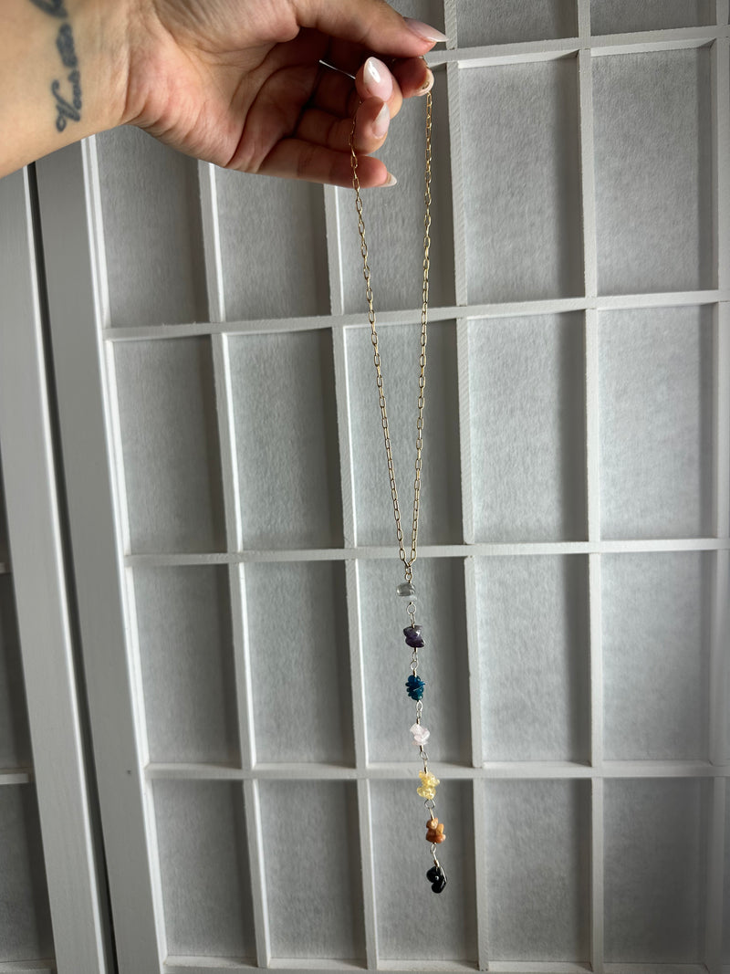 “The Chakra Necklace” Water resistant Gold Filled Necklace
